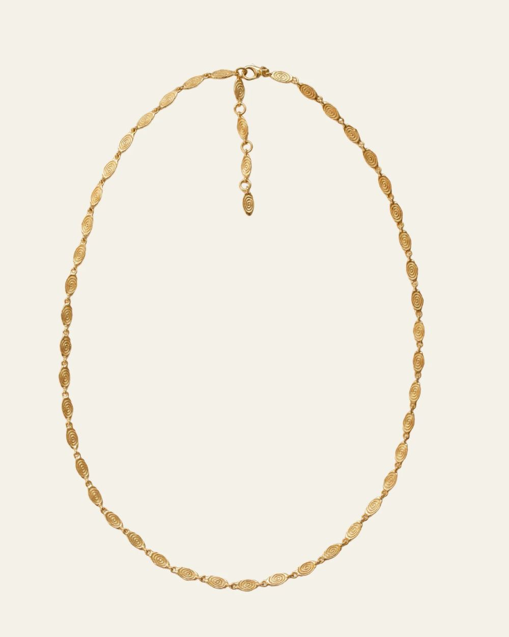 Spiral Chain - Plated 18K Gold