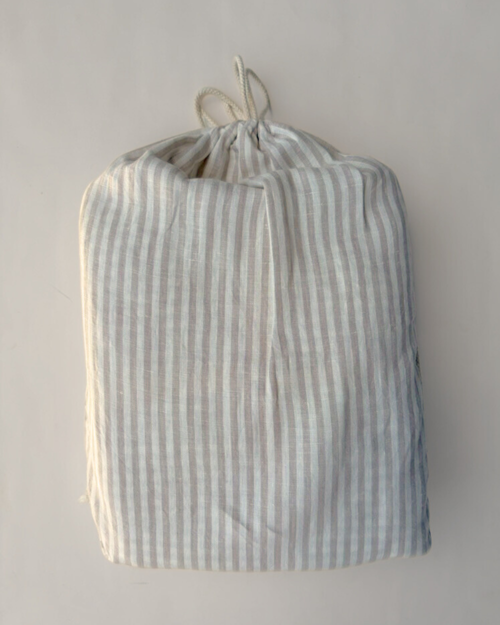 Single Sheet Set - Natural Stripe