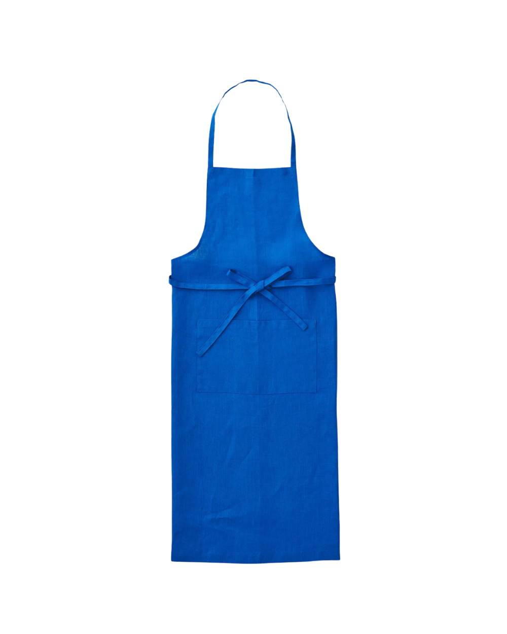 Linen Apron - Bleu Roi