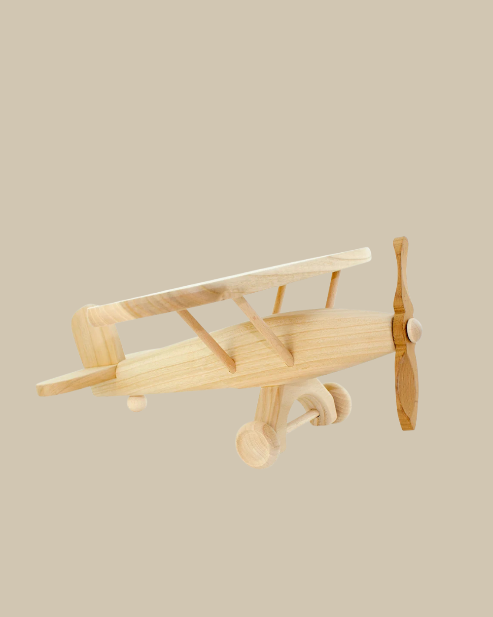 Wooden Propeller Plane - Clifford