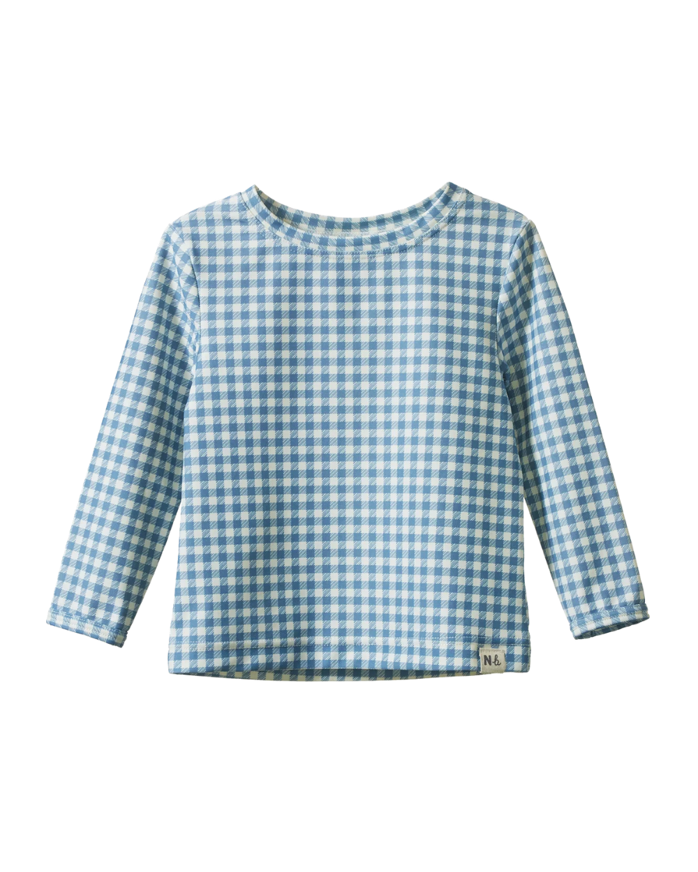 Splash Top - Blue Gingham