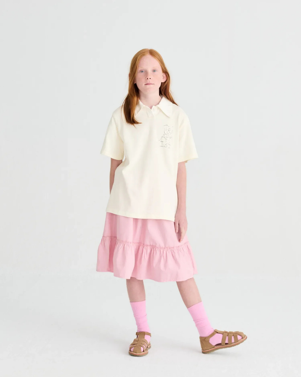 Polo T-shirt nº01 - Cannoli Cream