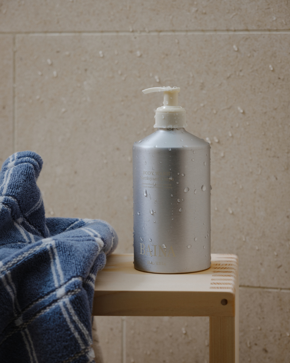 Ness Hand Towel - Celeste & Chalk