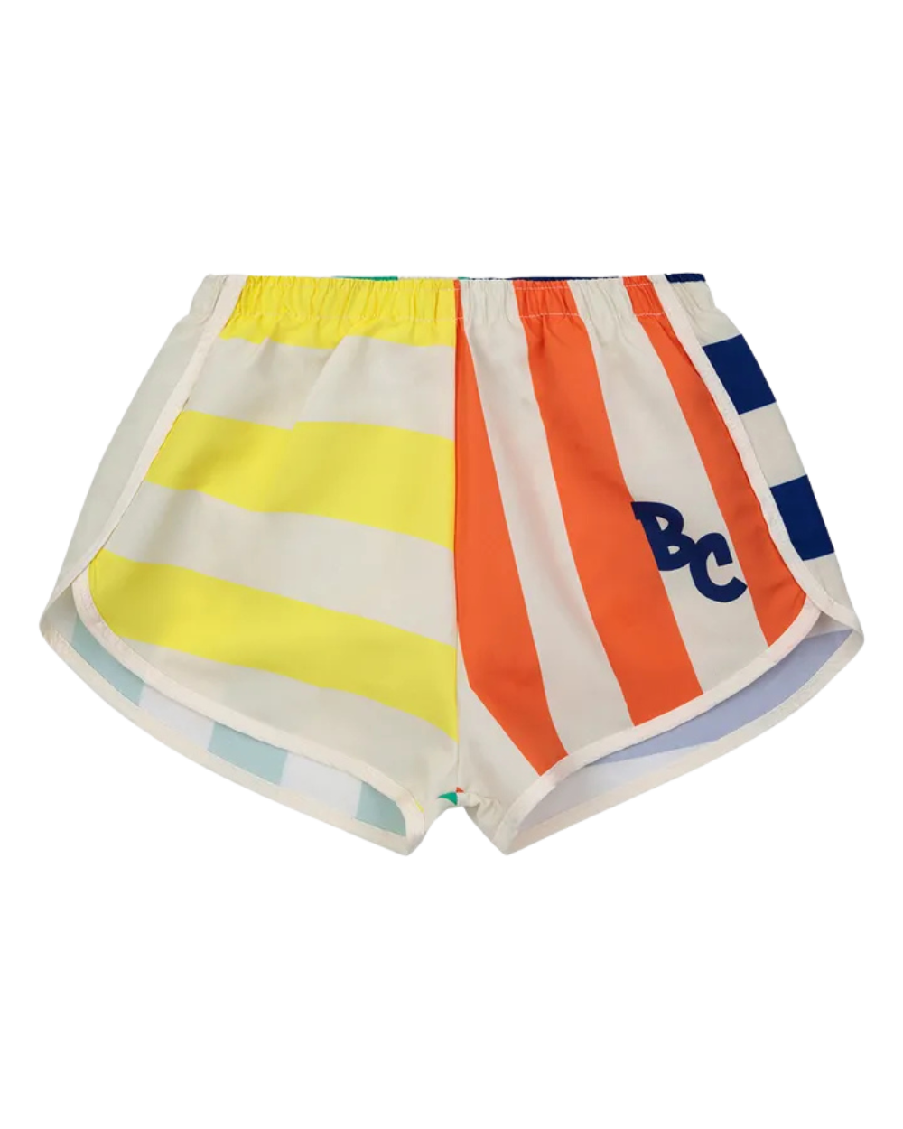 Multicoloured Stripe Swim Shorts