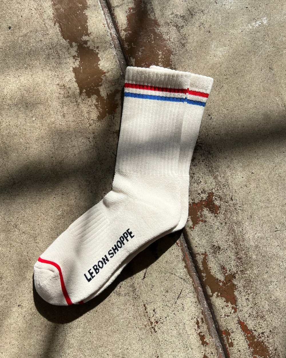 Boyfriend Socks - Milk