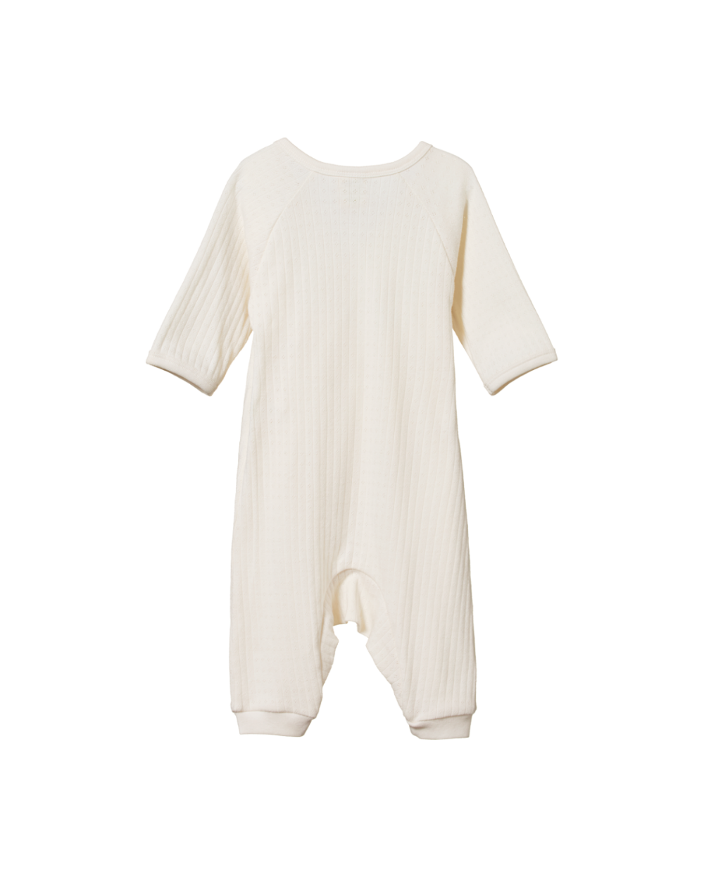 Pointelle Kimono Stretch & Grow - Natural