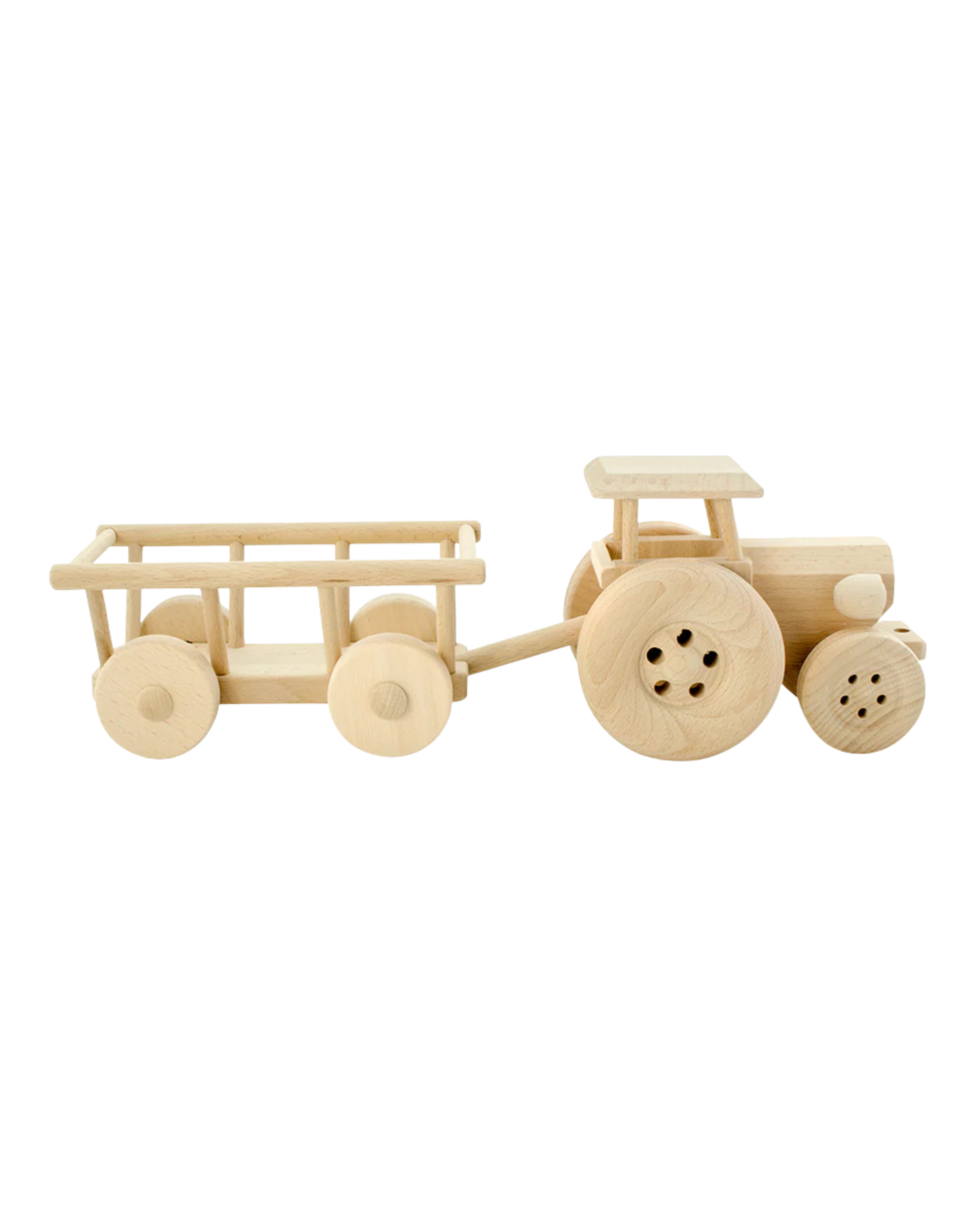 Large Wooden Tractor - Miles
