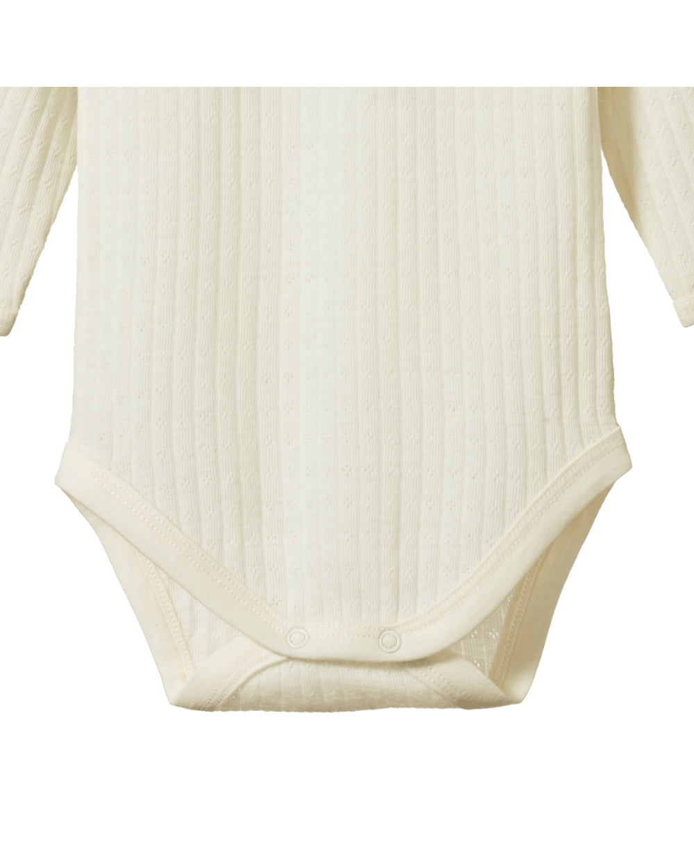 Merino Essential Longsleeve Bodysuit - Natural