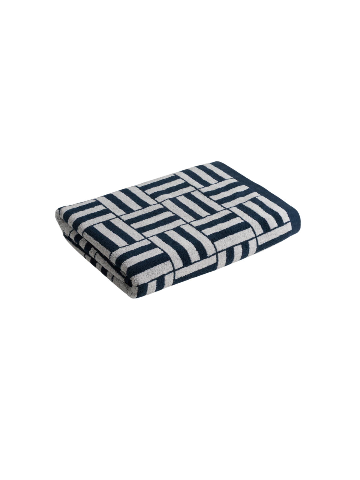 Willis Pool Towel - Obsidian & Stone