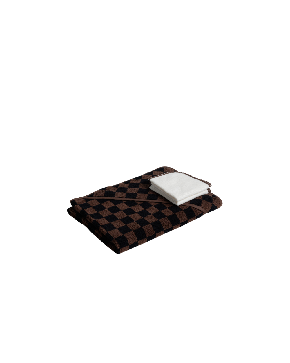 Baby Towelling Set - Tabac & Noir