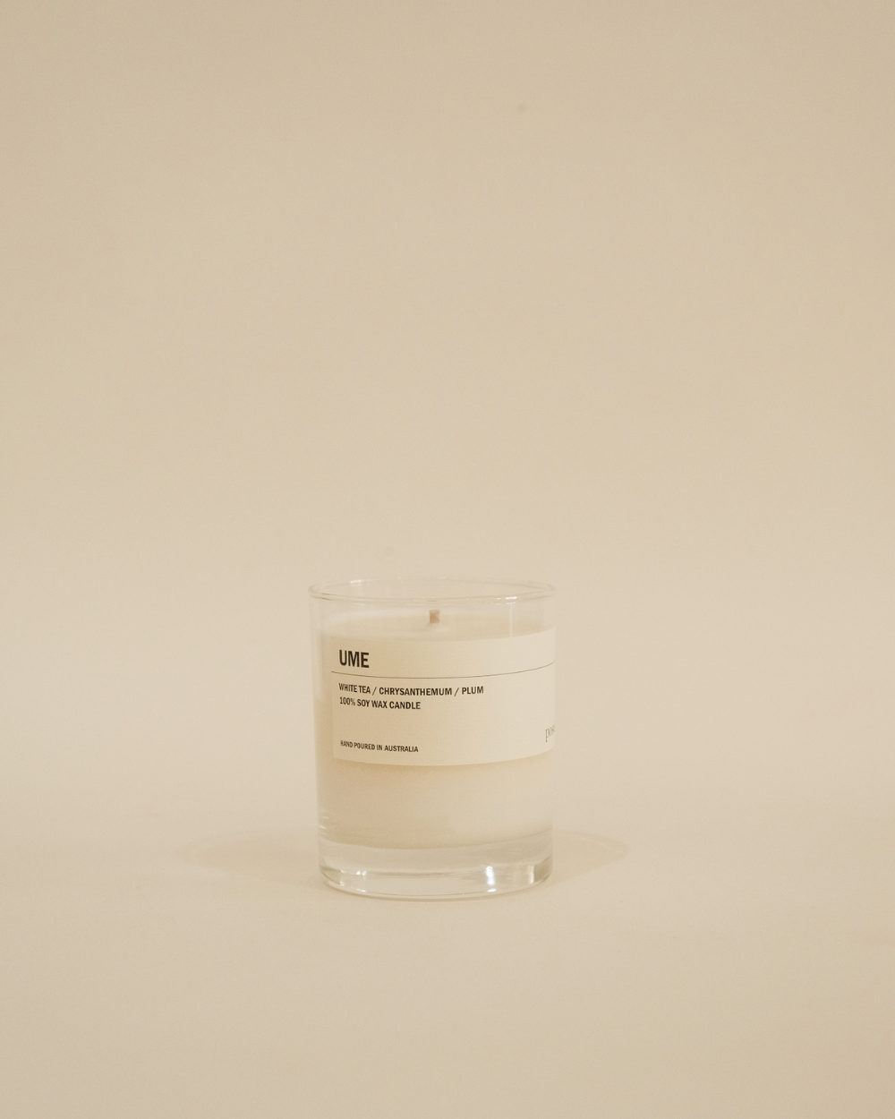 UME: White Tea / Chrysanthemum / Plum - Clear Candle 300g