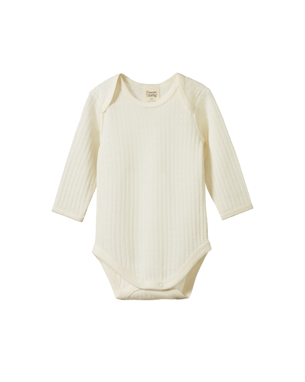 Merino Essential Longsleeve Bodysuit - Natural