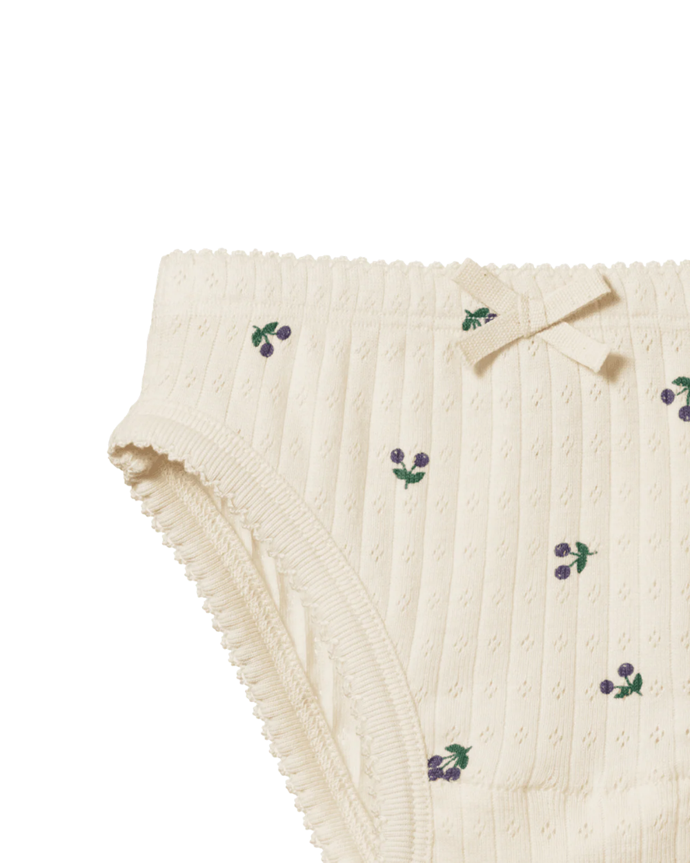 Pointelle Knickers - Winter Berry Print