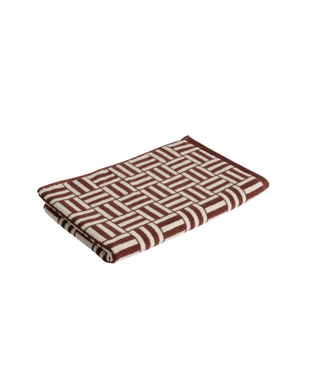 Saroma Bath Mat - Mudbrick & Crème