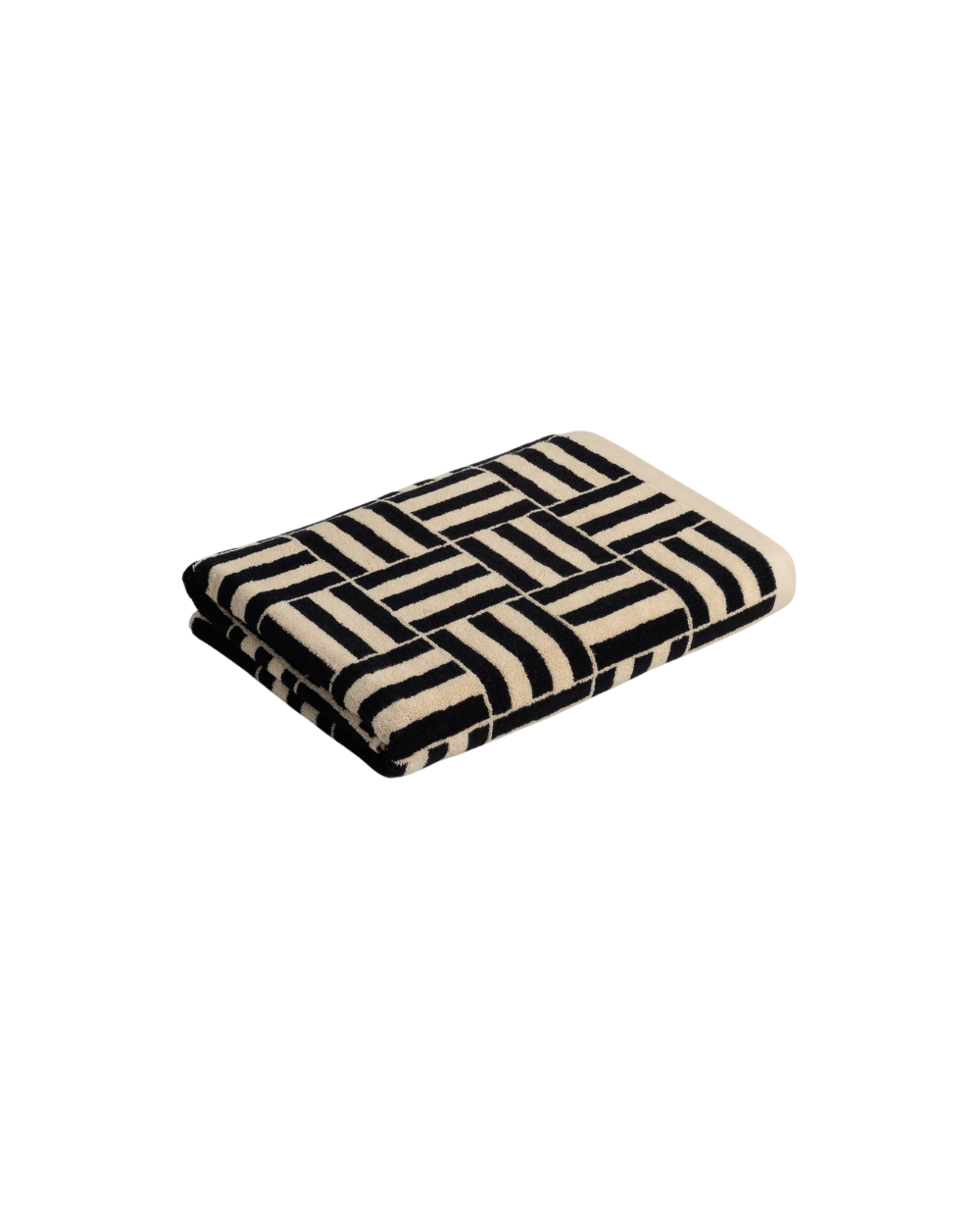 Willis Pool Towel - Sand & Noir