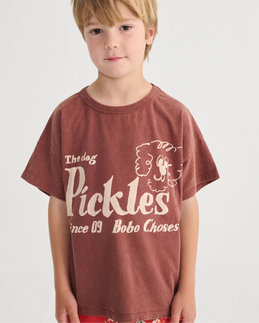 Pickles The Dog T-shirt - Brown