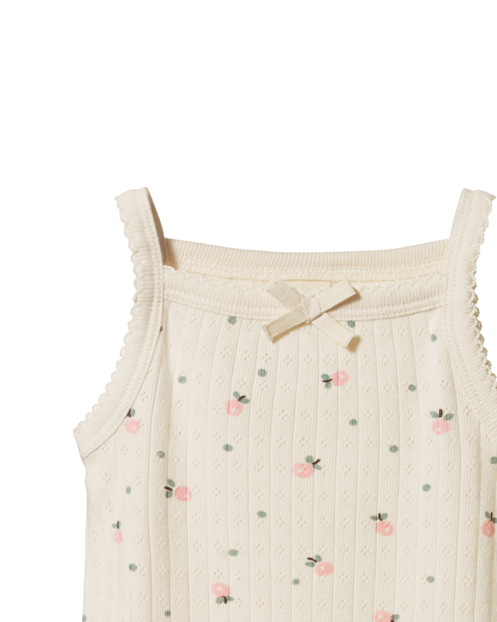 Camisole Pointelle Bodysuit - Posey Blossom
