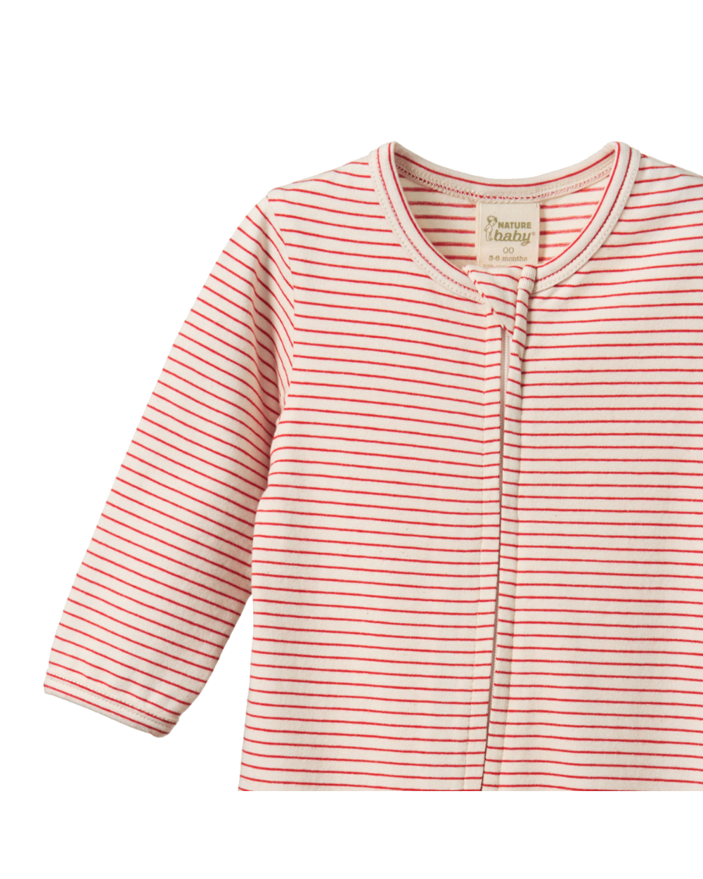 Dreamlands Baby Suit - Red Pinstripe