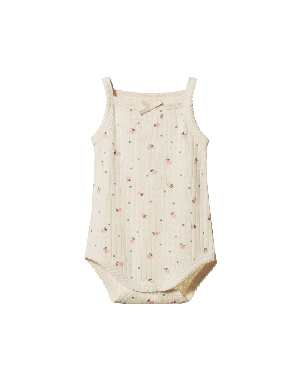 Camisole Pointelle Bodysuit - Posey Blossom