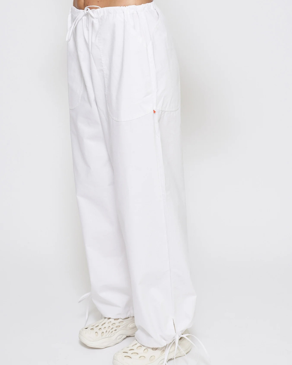 Drawstring Pant - White