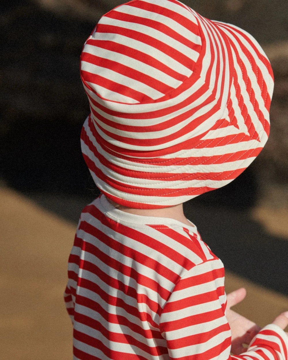 Splash Sunhat - Red Sea Stripe