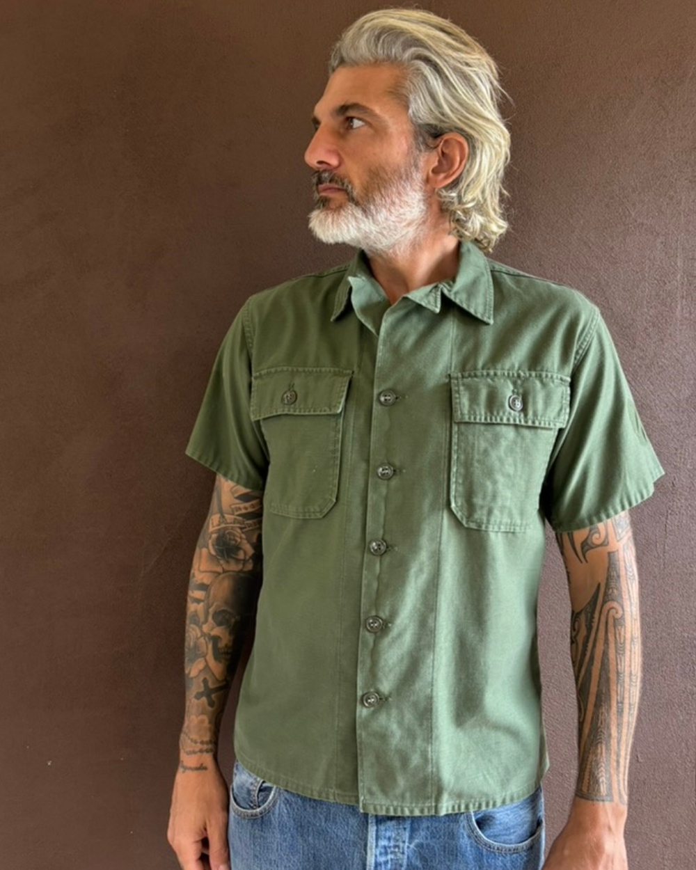 Vintage Military Shirt