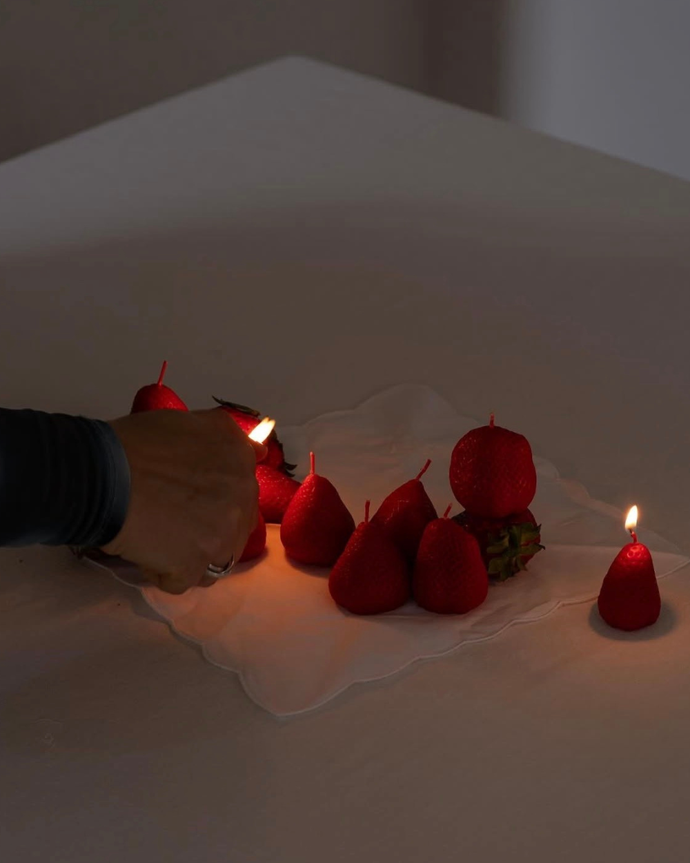 Strawberry Candles