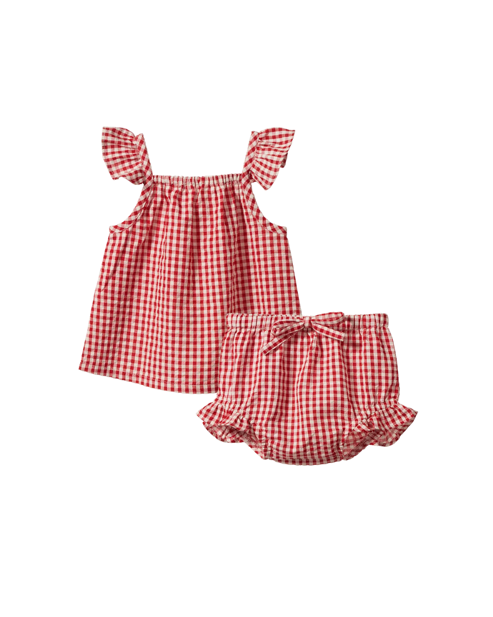Petal Set - Red Gingham