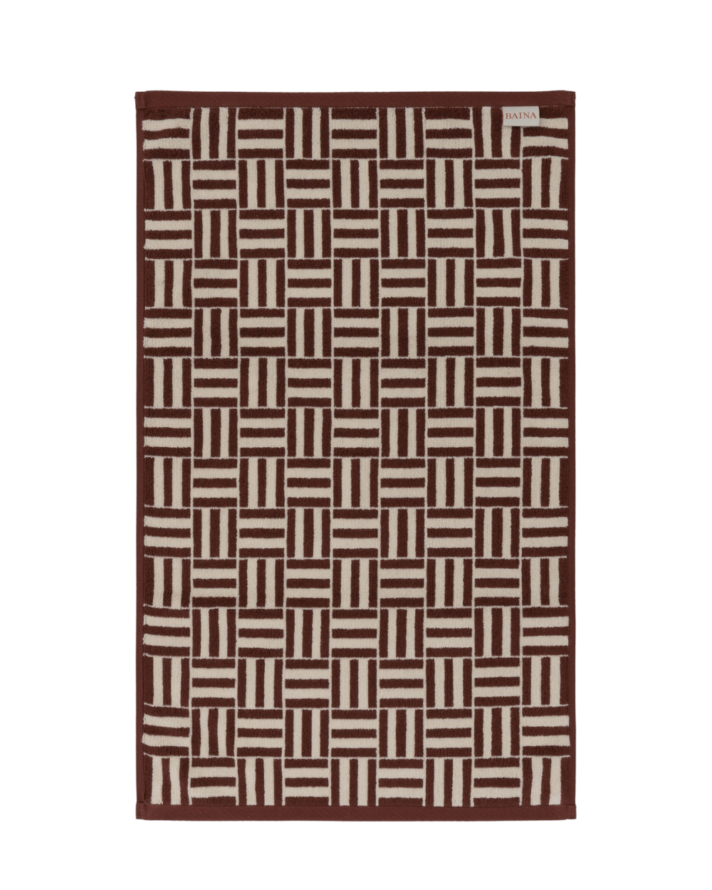 Saroma Bath Mat - Mudbrick & Crème