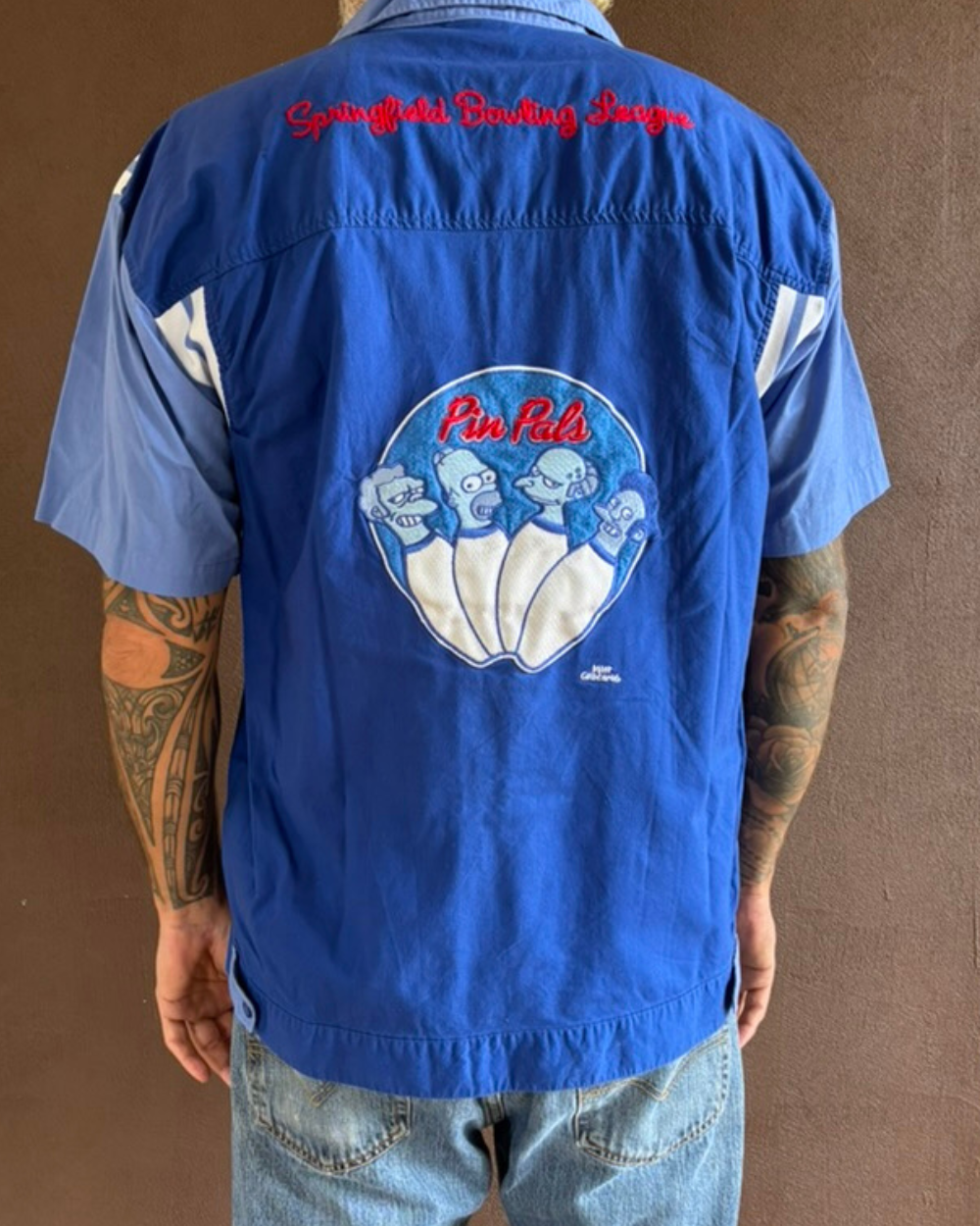 Vintage Bowling Shirt - Simpsons