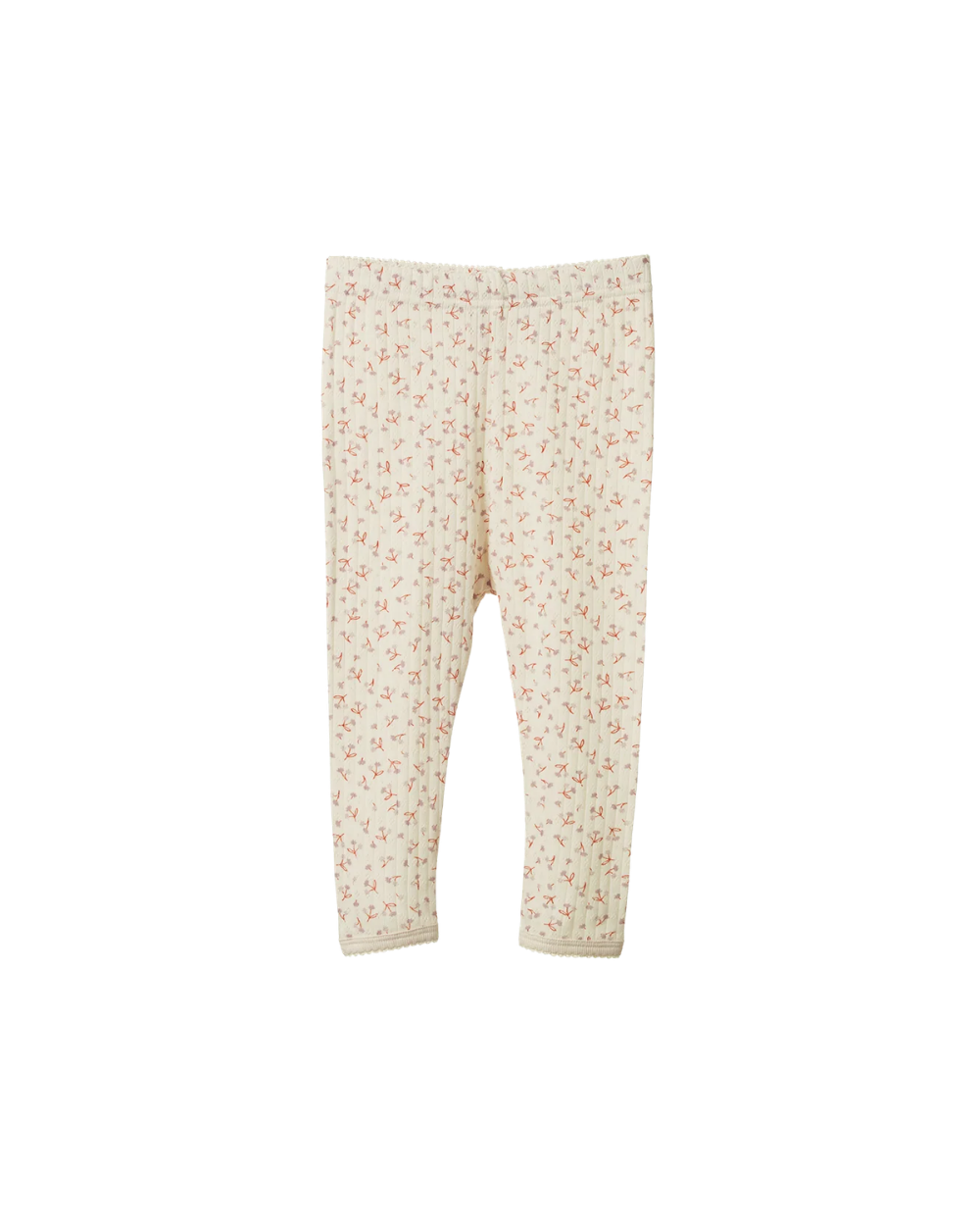 Long Sleeve Pointelle Pyjamas - Dandelion Print