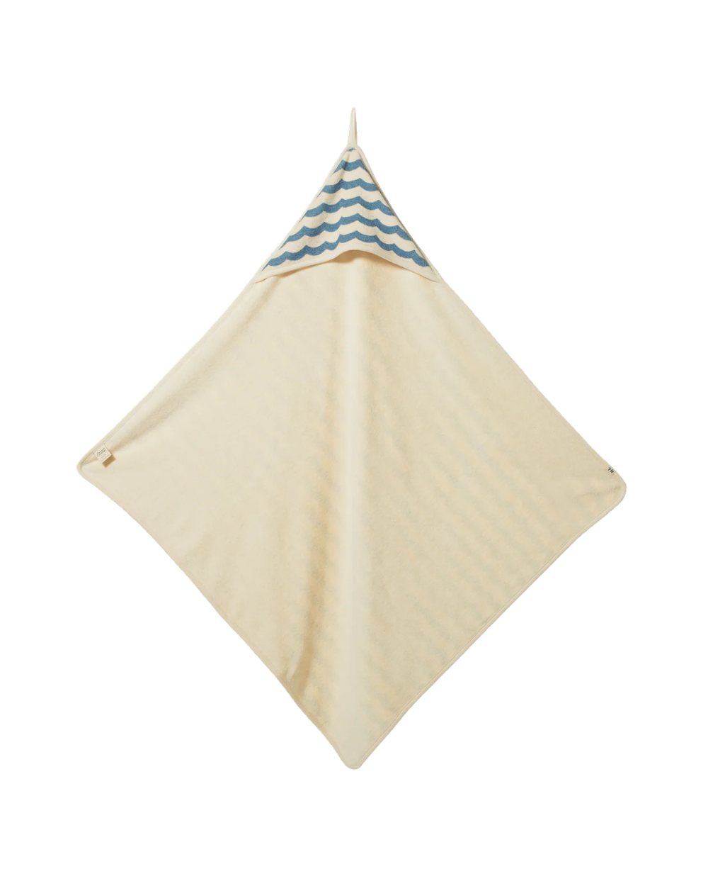 Hooded Bath Towel - Waves Print