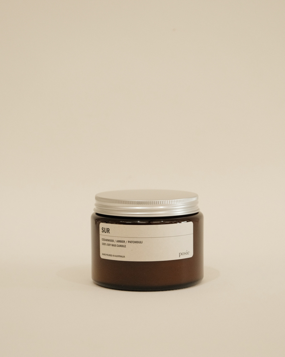 SUR: Cedarwood / Amber / Patchouli - Amber Candle 500g