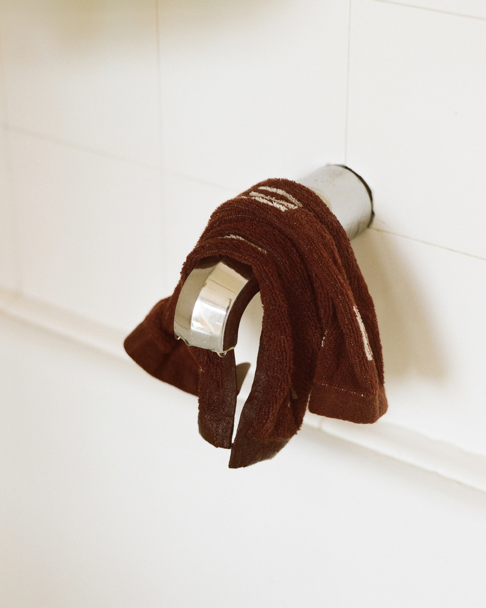 Selene Face Cloth - Mudbrick & Crème