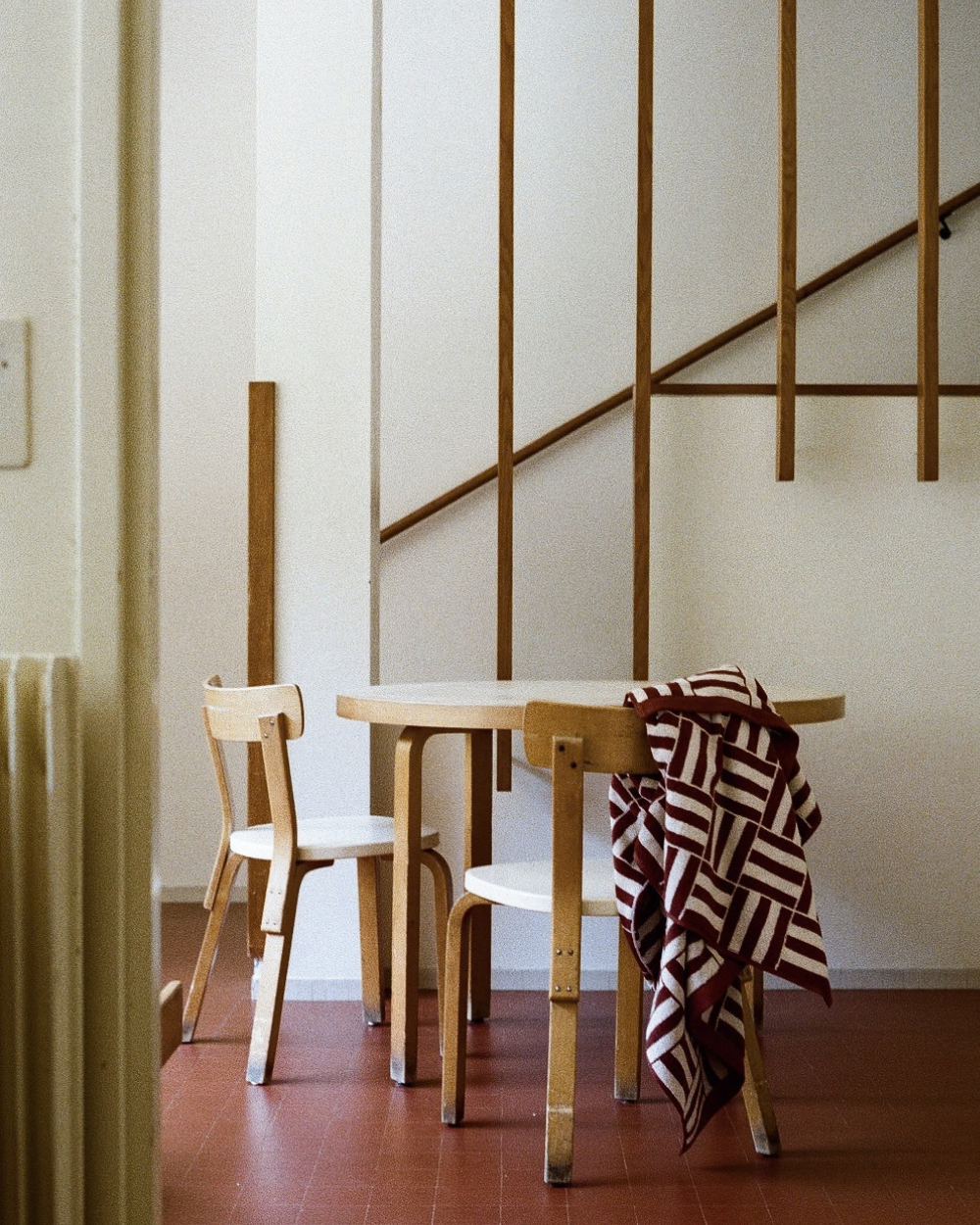 Willis Pool Towel - Mudbrick & Crème