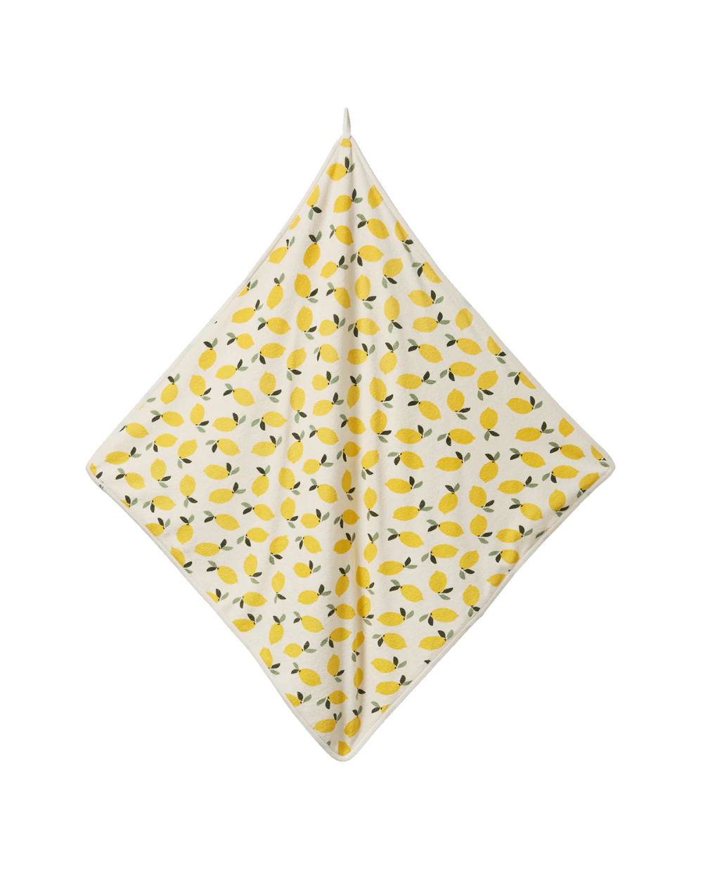 Hooded Bath Towel - Lemon Print