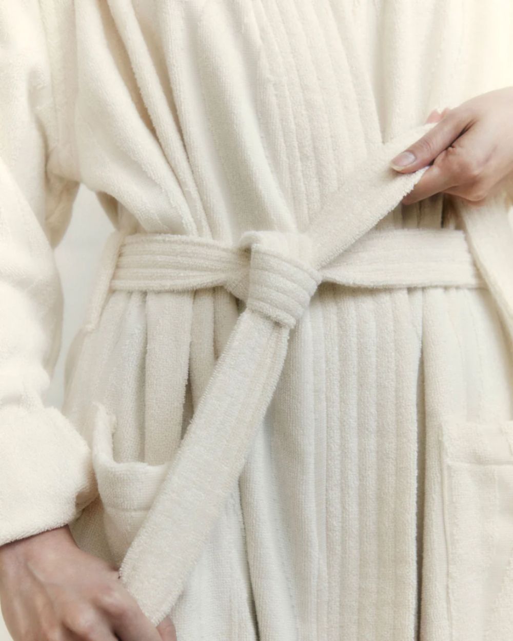 Sulis Bath Robe - Ivory