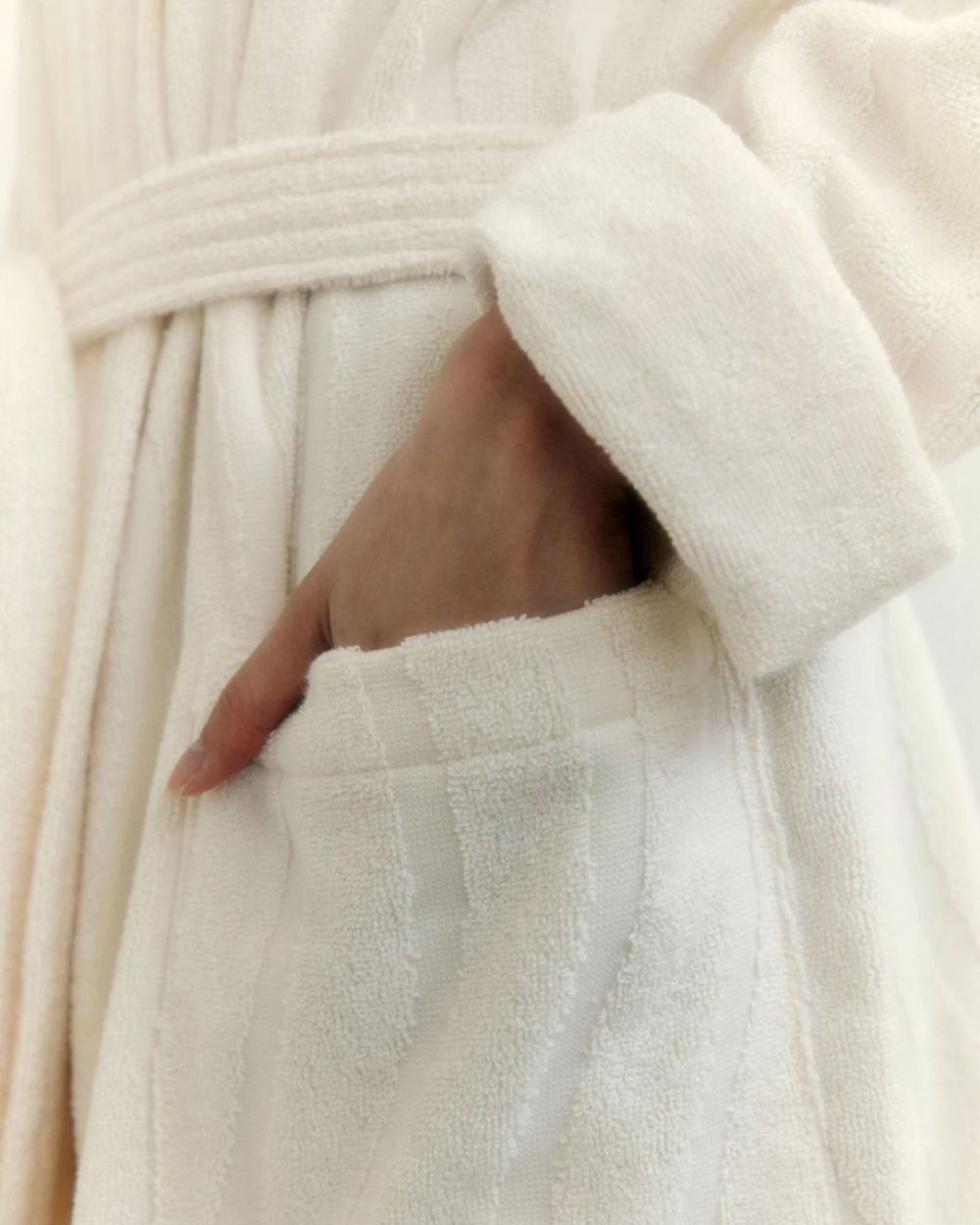 Sulis Bath Robe - Ivory